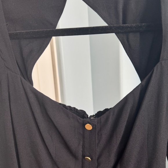 Reformation Indira Dress Black Size 4 - Picture 5 of 7